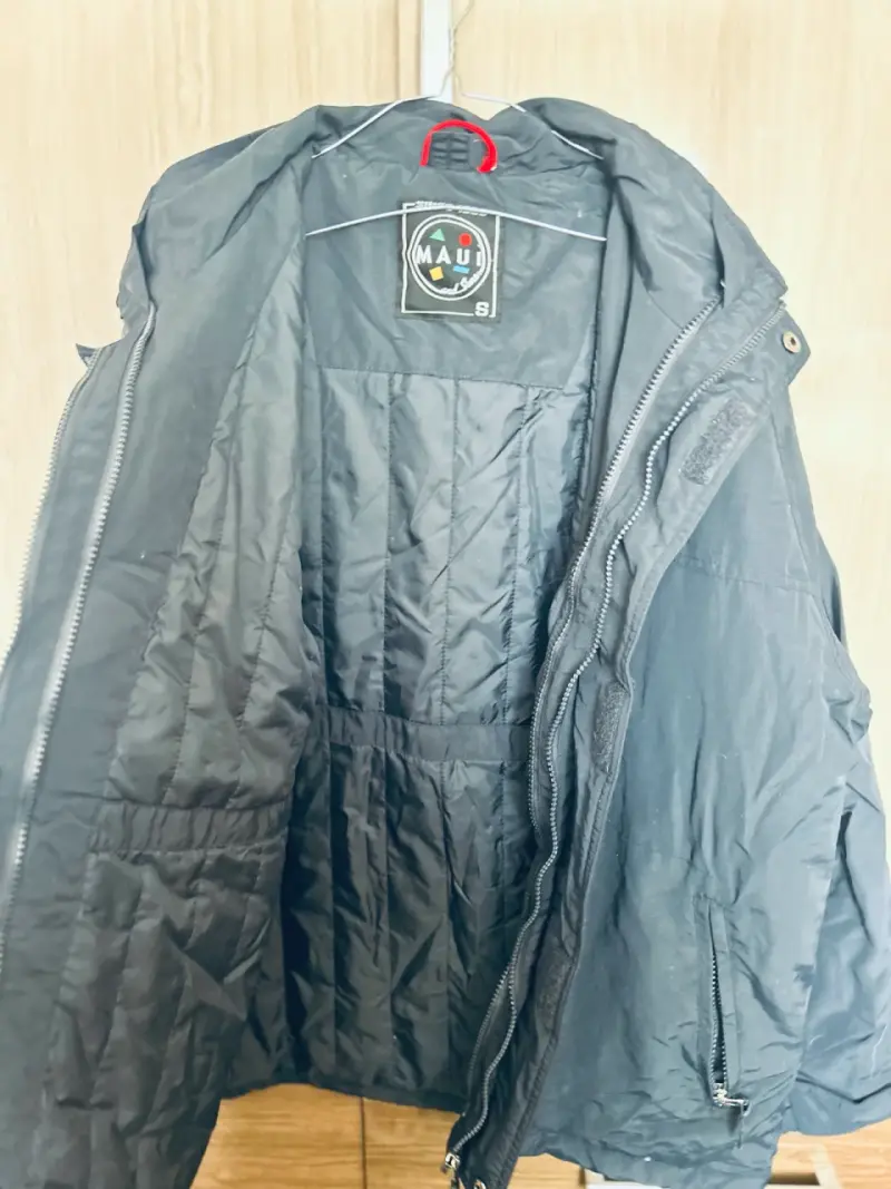 Parka escolar azul impermeable Maui talla S - 4
