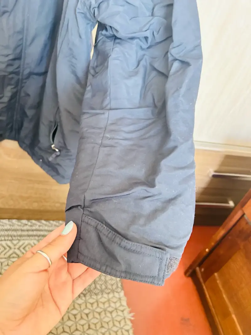 Parka escolar azul impermeable Maui talla S - 5