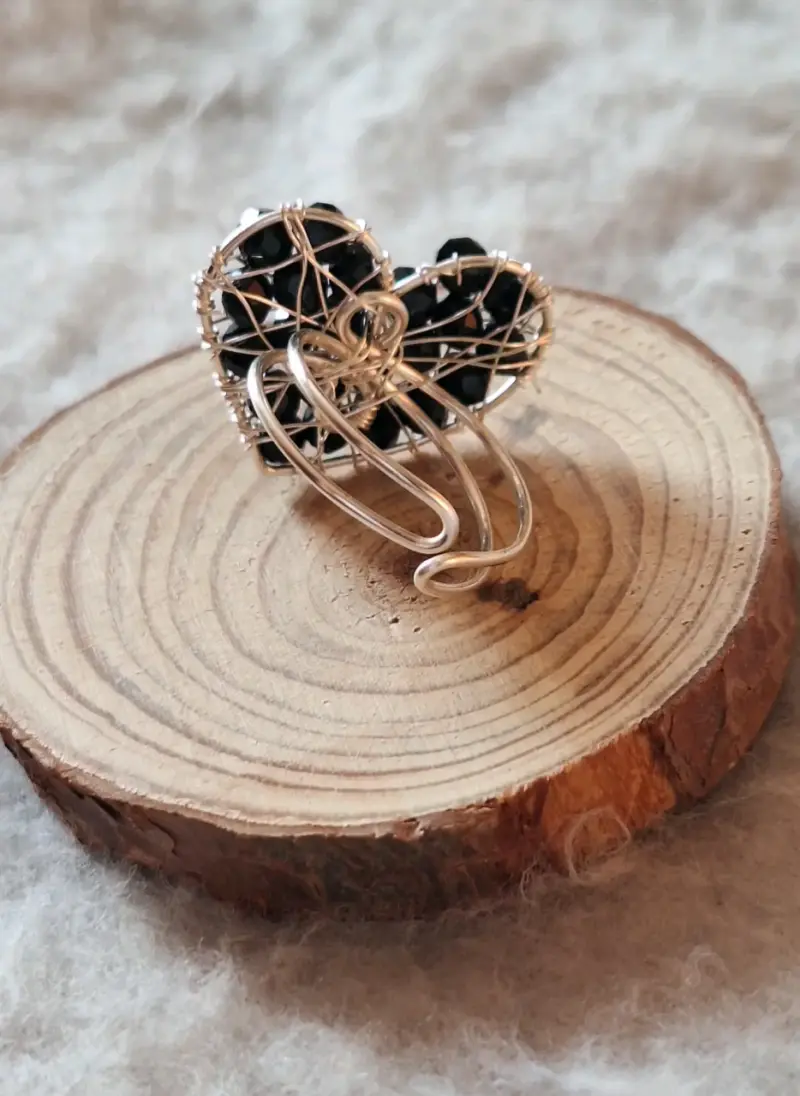 ✨ Anillo Corazón ajustable – Hecho a Mano ✨ - 2