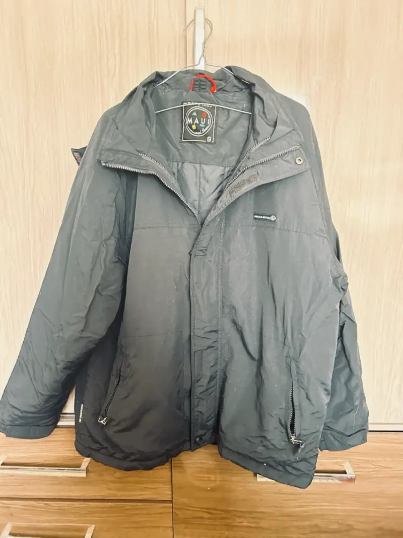 Parka escolar azul impermeable Maui talla S - 7