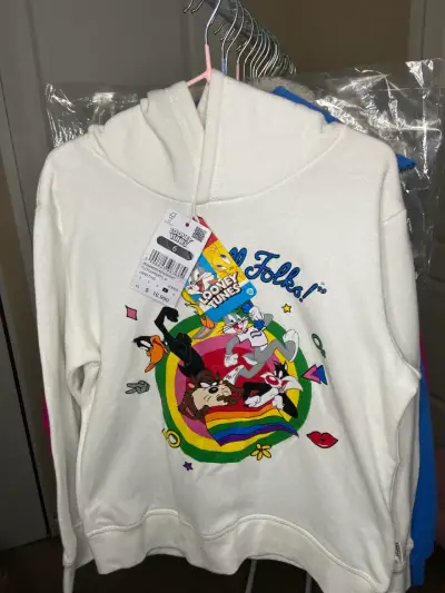 Polerón blanco Looney Tunes - miniatura 1