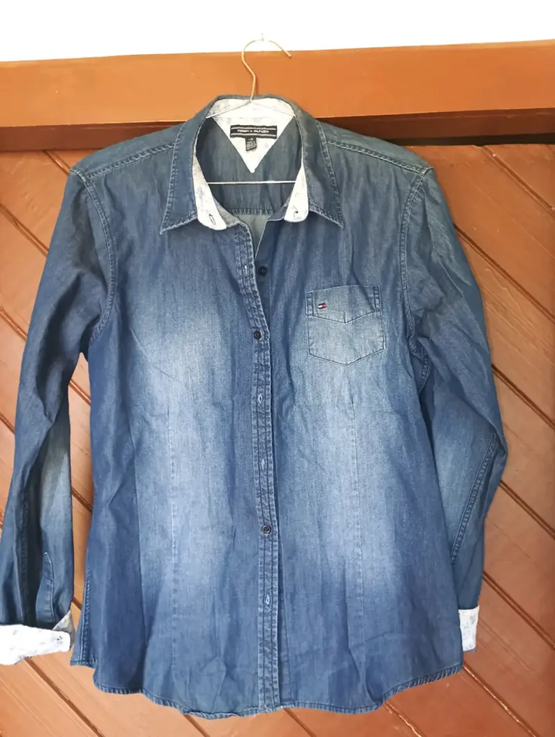 Chaqueta de cuero negro talla 16, - 5