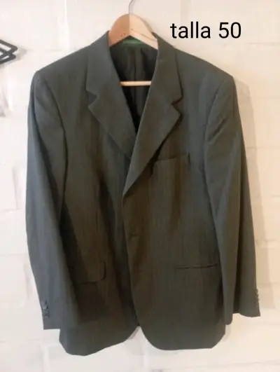 Blazer gris talla 50.46y56 - miniatura 1