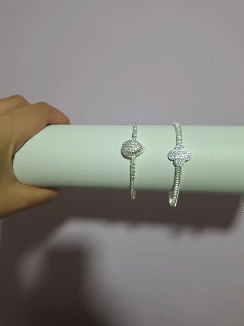 Pulseras de plata 925 auténtica - 1