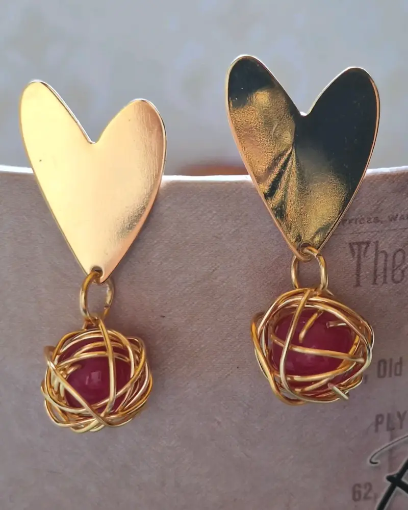 ✨ Aros Corazón Luna di Perle ✨ - 2