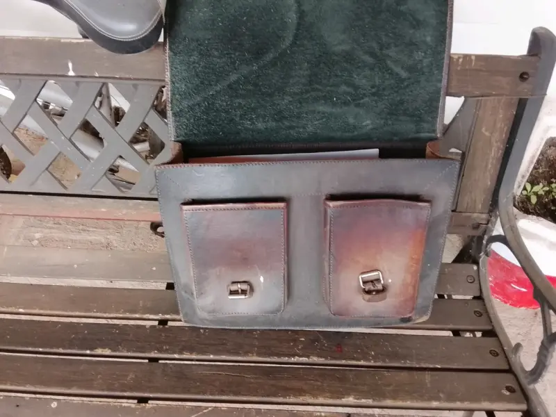 Maletín de cuero vintage - 1