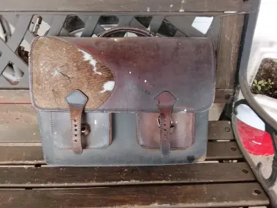 Maletín de cuero vintage - miniatura 2