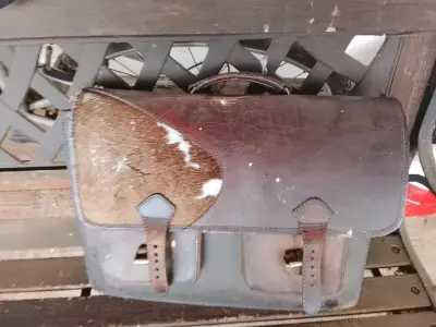 Maletín de cuero vintage - miniatura 3