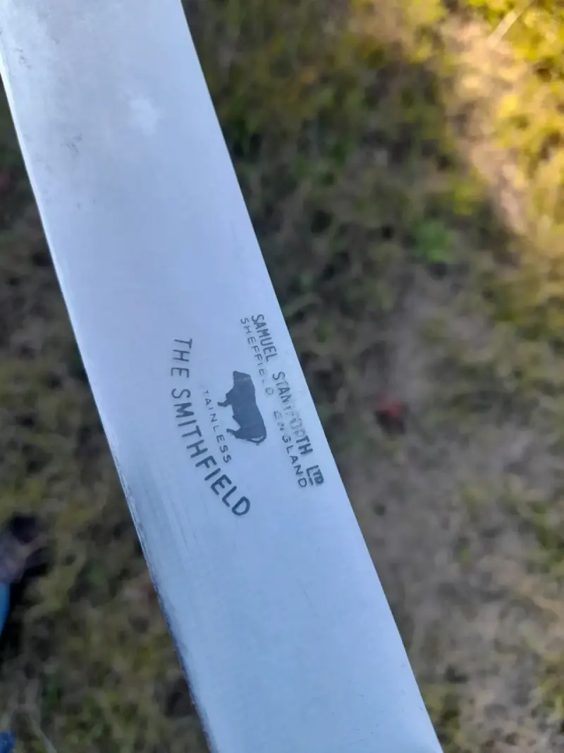 Cuchillo Inglés Cheff Carnicero Samuel Stanforth - 1