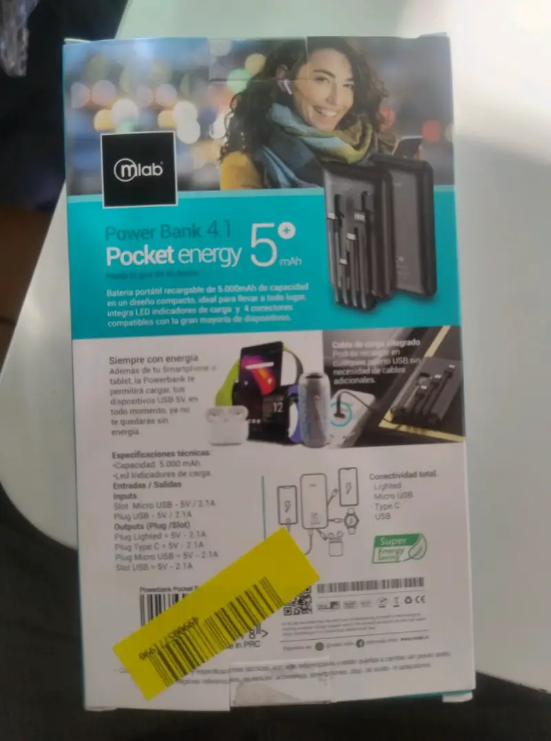 Power bank Microlab 5000 mAh - 2