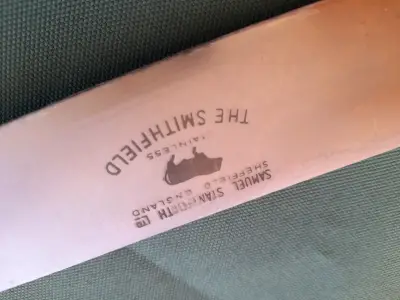 Cuchillo Inglés Cheff Carnicero Samuel Stanforth - miniatura 6