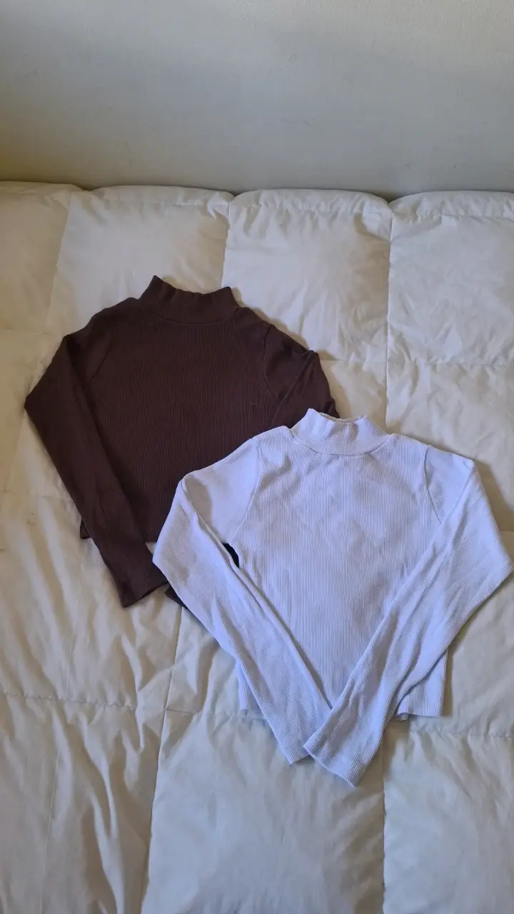 Poleras de cuello alto mujer