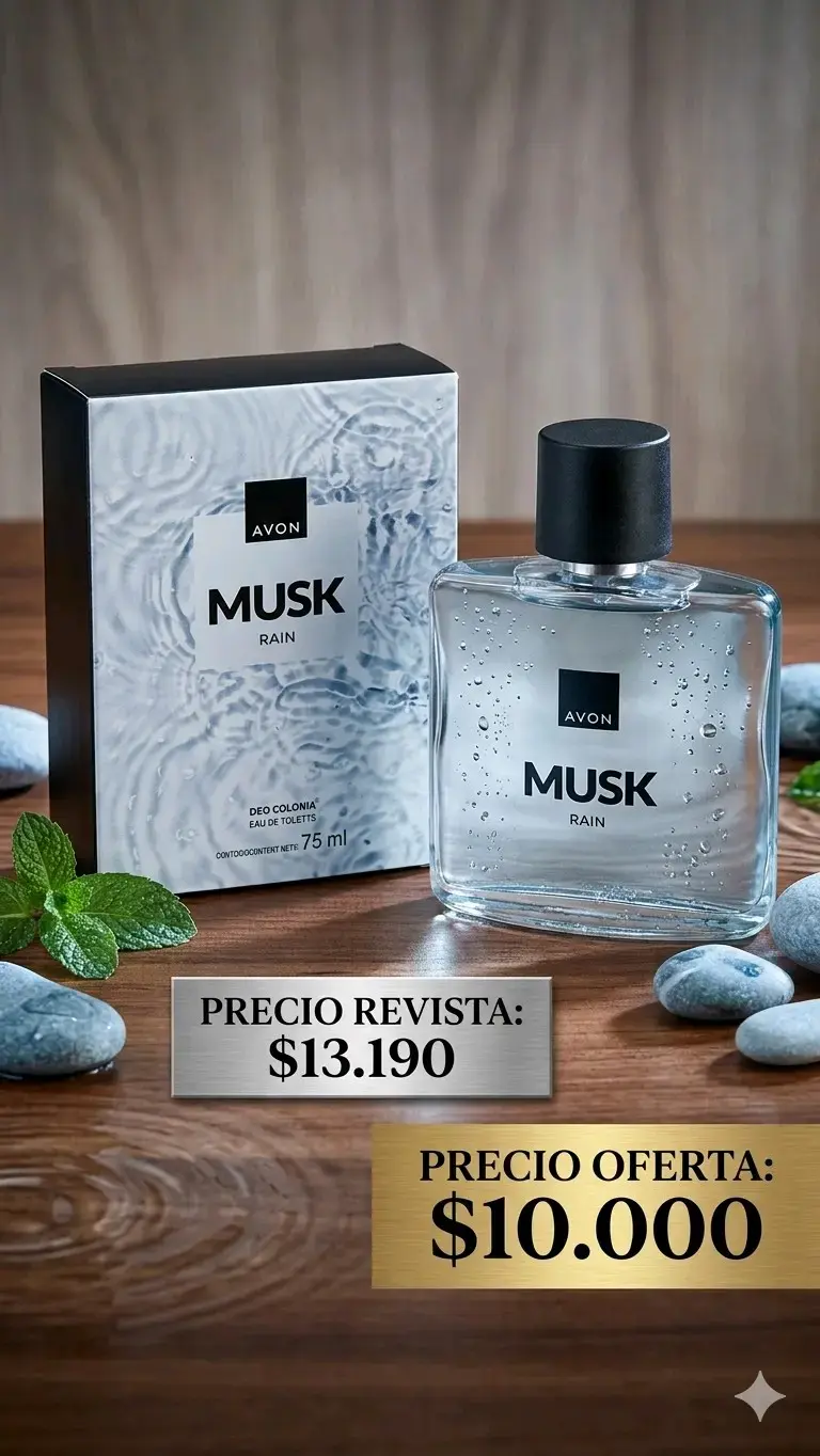 Colonia Musk Rain 75ml