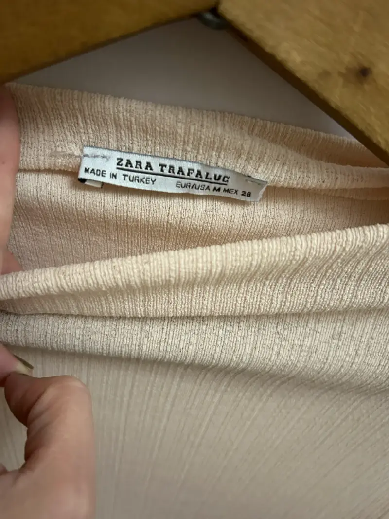 Polera Zara Trafaluc beige - 2