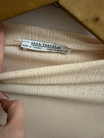 Polera Zara Trafaluc beige - miniatura 2
