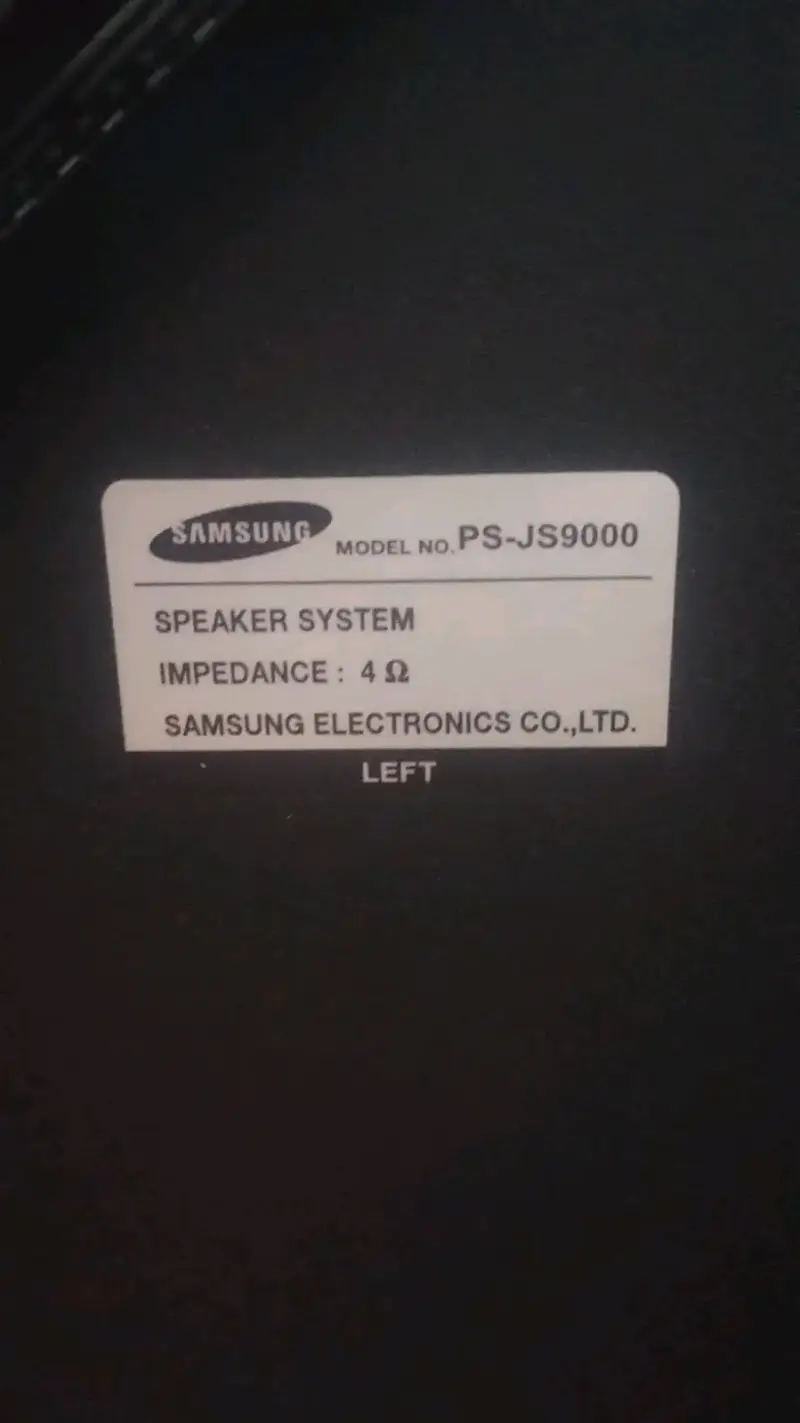 Sistema de sonido Samsung modelo PSJS9000 - 3
