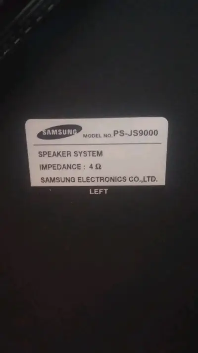 Sistema de sonido Samsung modelo PSJS9000 - miniatura 3