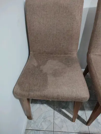 Juego de sillas tapizadas beige - miniatura 3