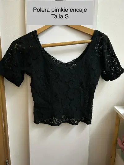 Polera negra encaje Pimkie - miniatura 1