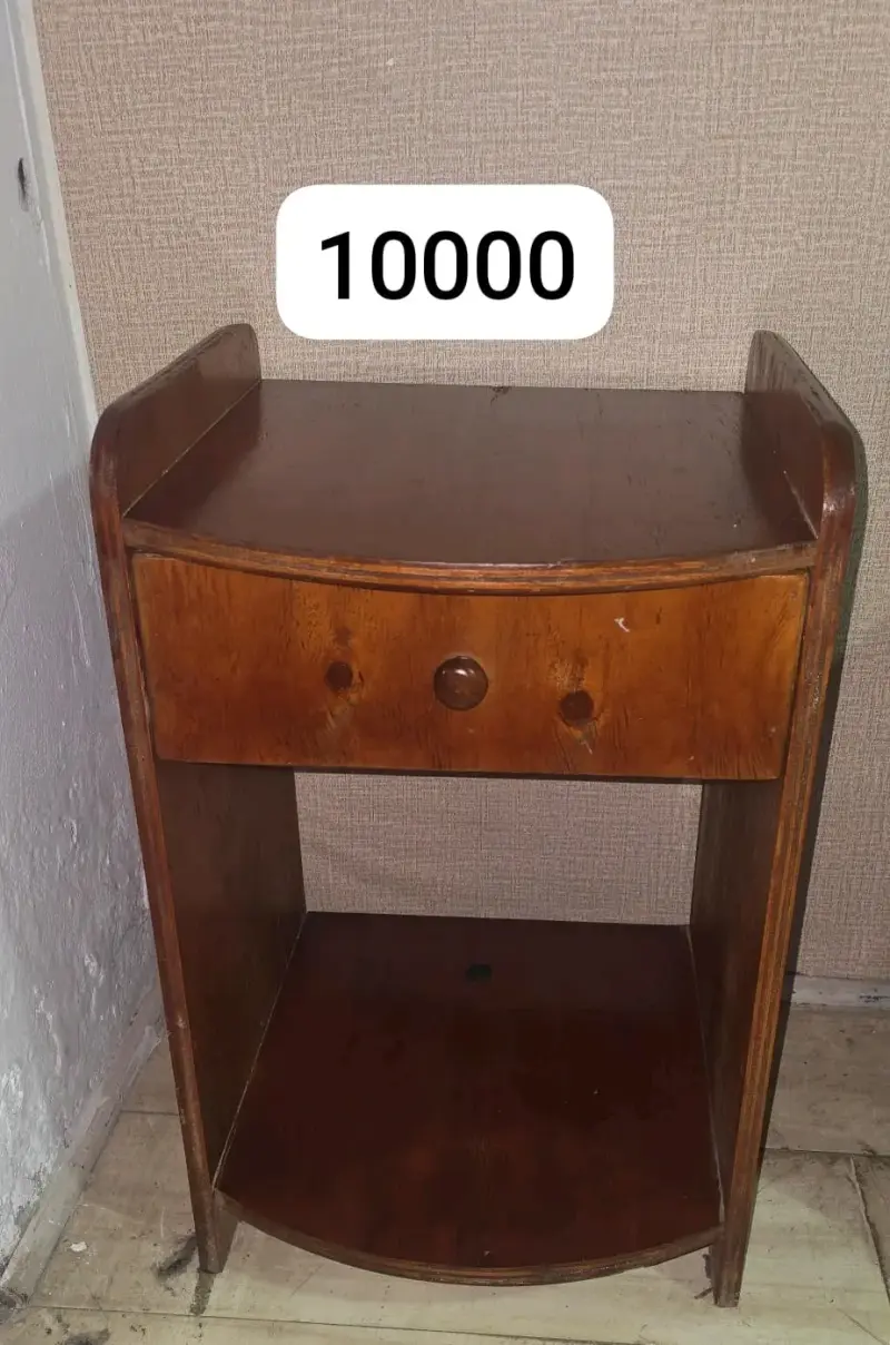 Velador de madera vintage - 1