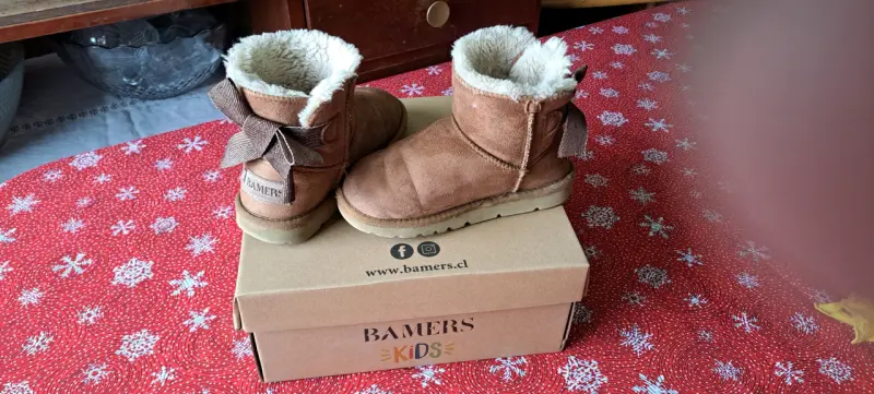 Botines niñas con forro peludo - 1