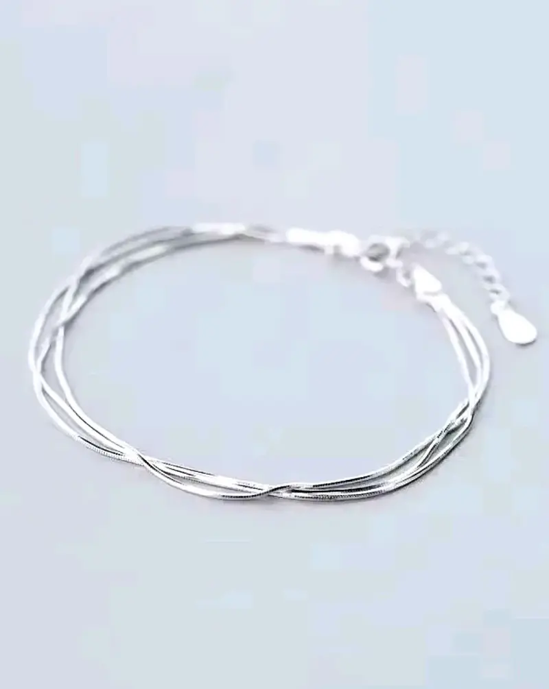 Pulsera plata Ley 925