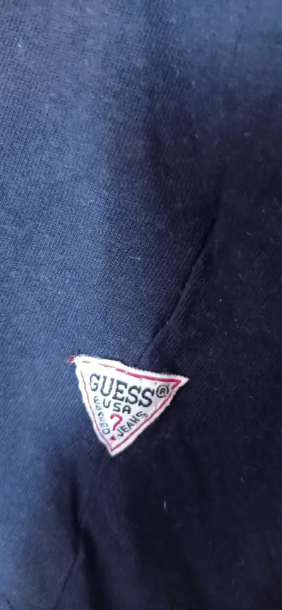Polera GUESS azul talla M - miniatura 4