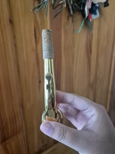 Saxofón alto dorado etinger con case rígido - miniatura 4