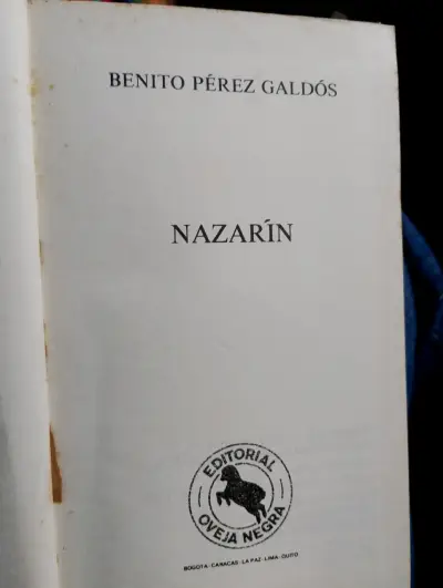 Libro Nazarín de Pérez Galdós - miniatura 2