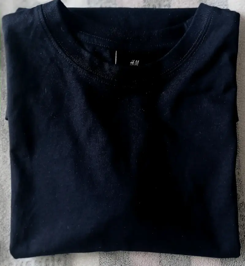 Polera azul básica talla M - 1