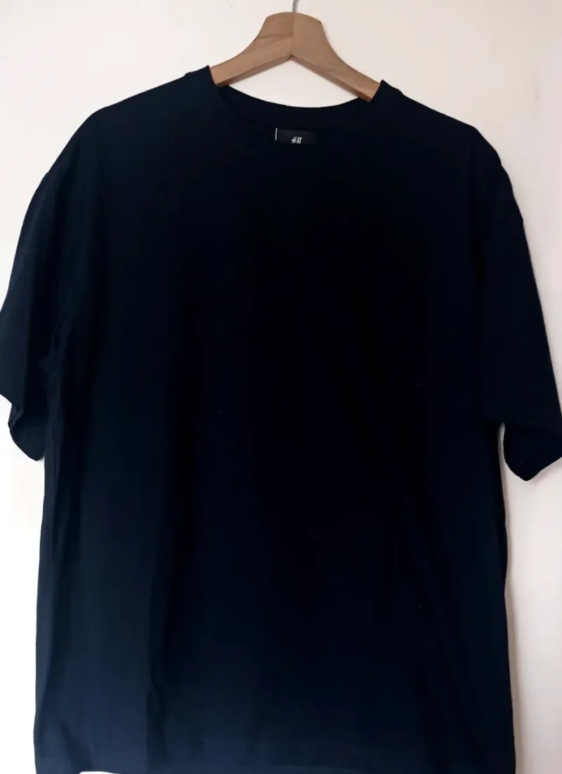 Polera azul básica talla M - 2