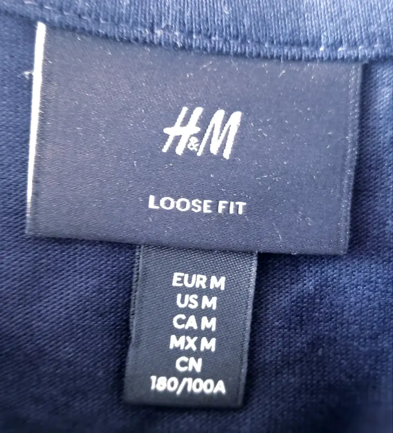 Polera azul básica talla M - 3