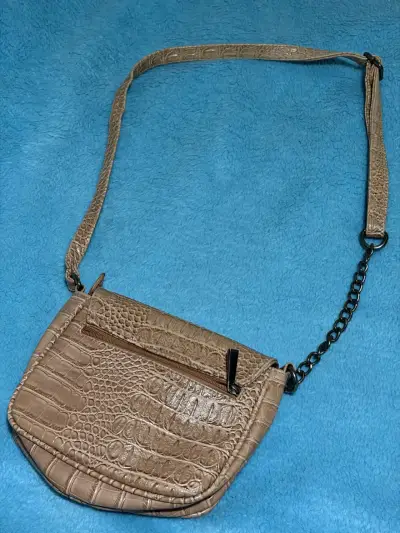 Cartera Sei palo de rosa con textura de cocodrilo - miniatura 2