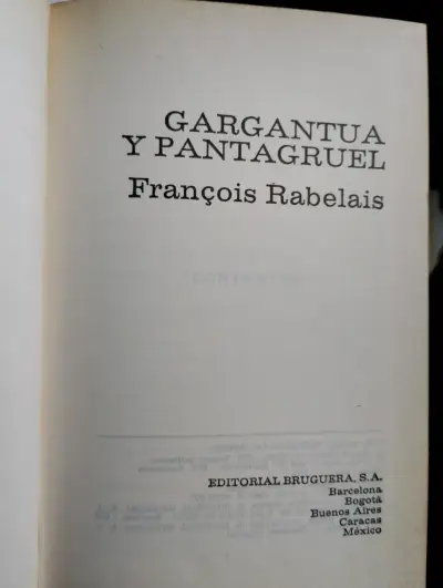 Libro Gargantúa y Pantagruel - miniatura 2