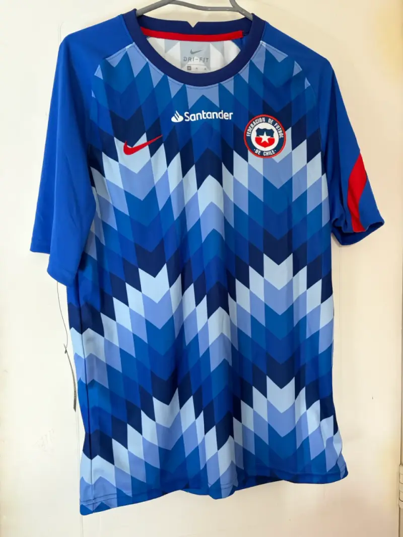 Camiseta fútbol Chile azul Nike