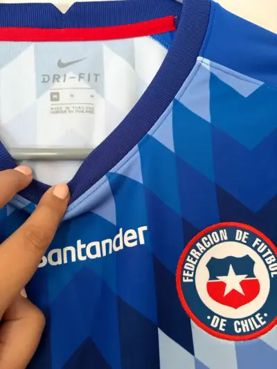 Camiseta fútbol Chile azul Nike - miniatura 3
