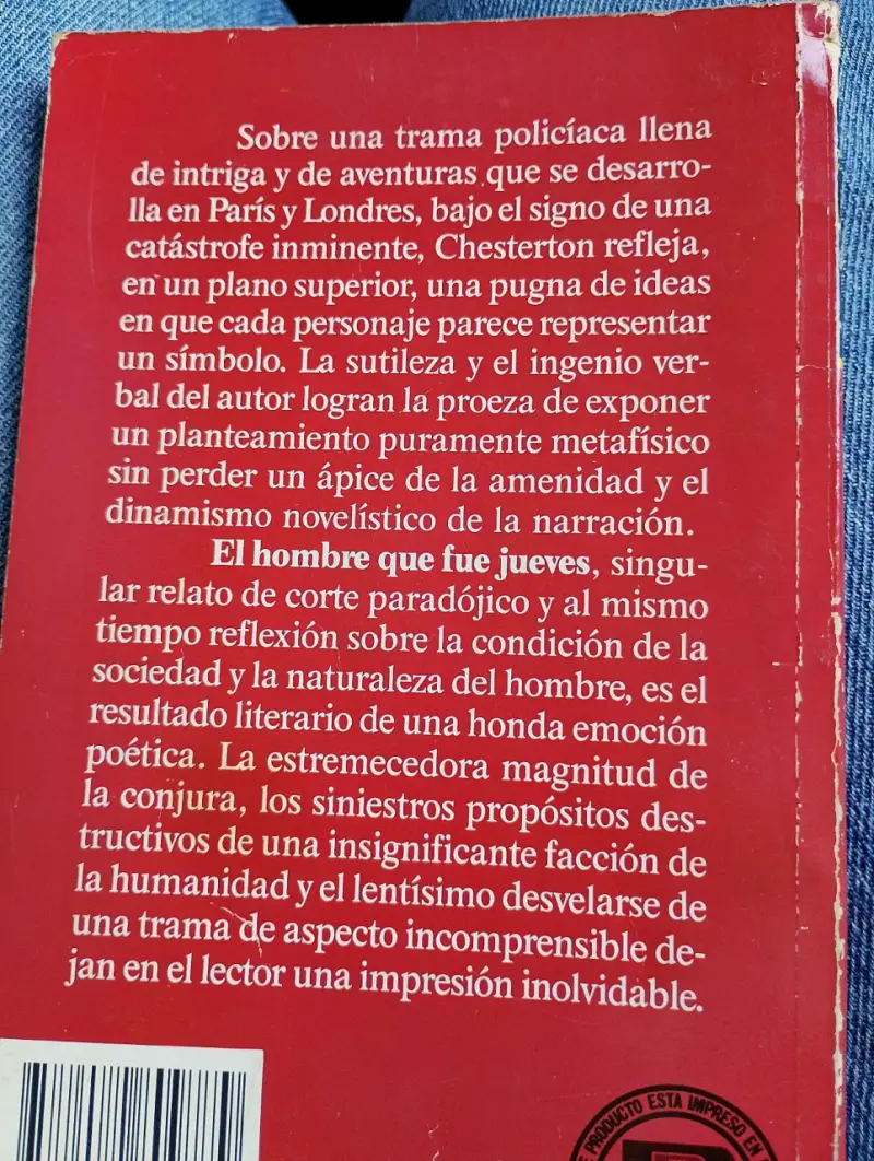 Libro 'El hombre que fue jueves' - 2