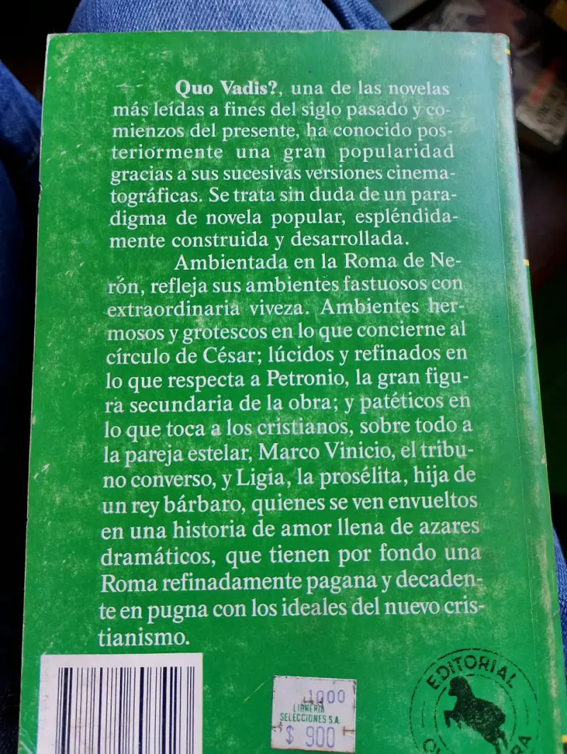 Libro Quo Vadis? H. Sienkiewicz - 2