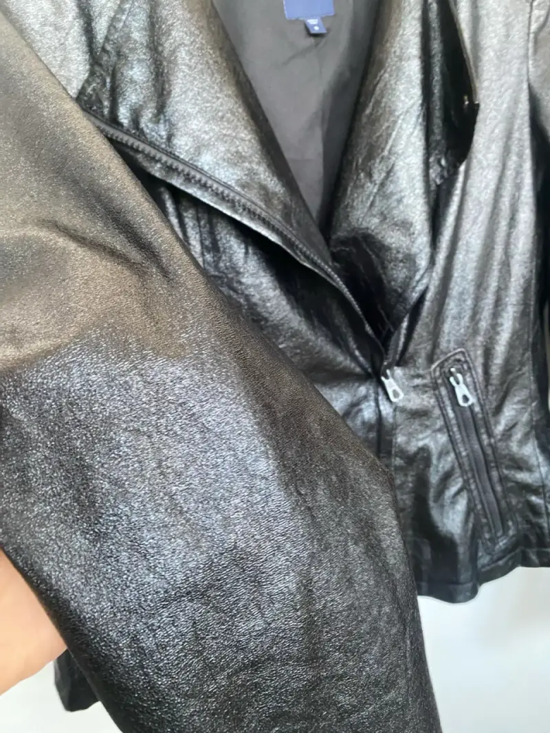 Chaqueta negra Gap de cuero sintético Talla S - 4