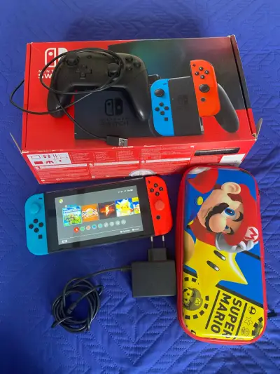 Consola Nintendo Switch con accesorios - miniatura 1