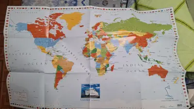 Pack globo terráqueo con mapa+regalo - miniatura 4