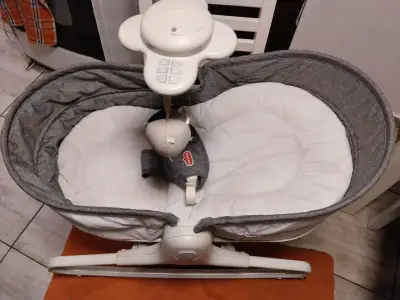 Columpio para bebé gris - miniatura 1