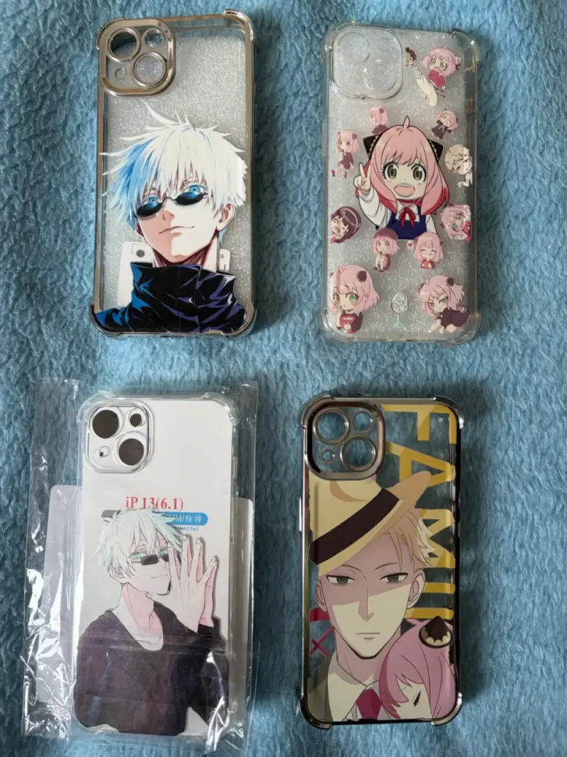 Fundas de celular anime- Satoru Gojo y SpyXfamily - 1