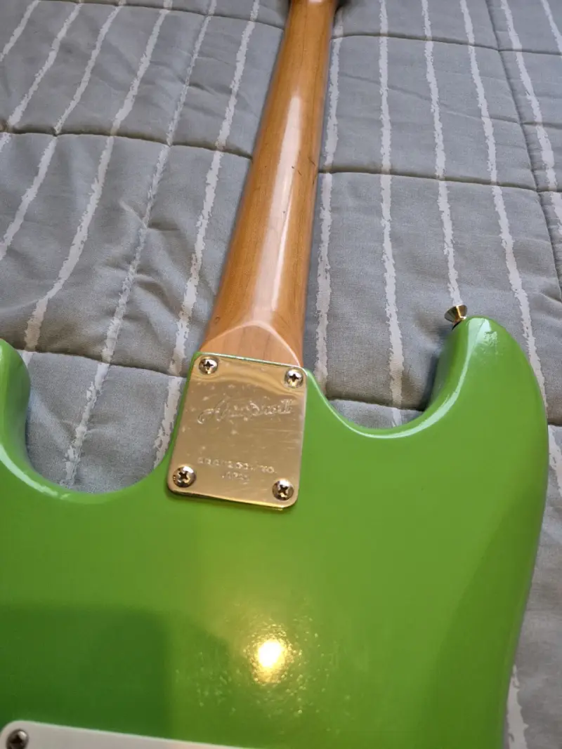 Guitarra eléctrica Aria Pro II Stratocaster verde - 4