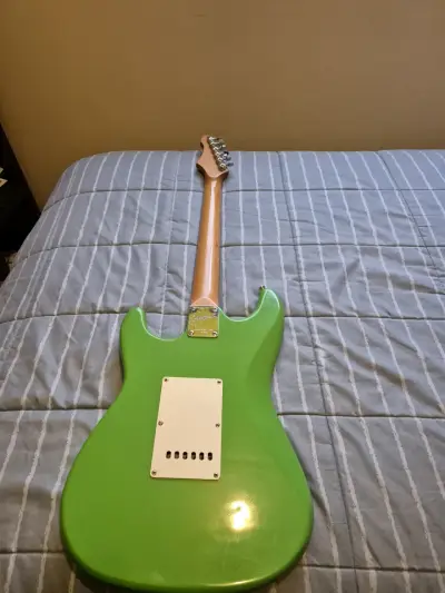 Guitarra eléctrica Aria Pro II Stratocaster verde - miniatura 5