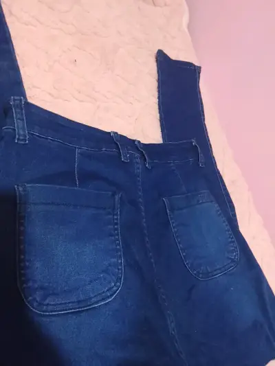 Jeans cargo azul oscuro talla 44 - miniatura 2