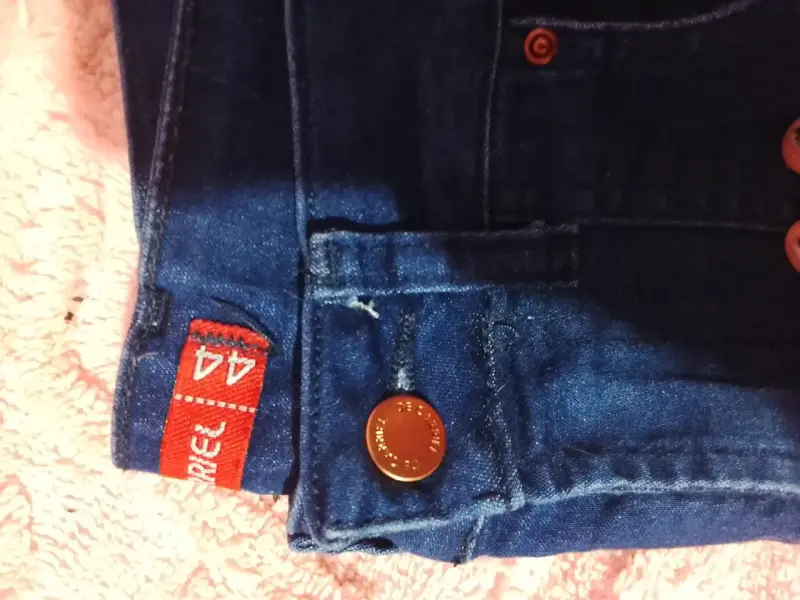 Jeans cargo azul oscuro talla 44 - 3