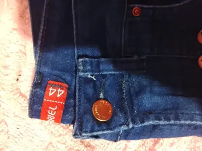 Jeans cargo azul oscuro talla 44 - miniatura 3