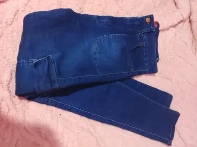 Jeans cargo azul oscuro talla 44 - miniatura 4