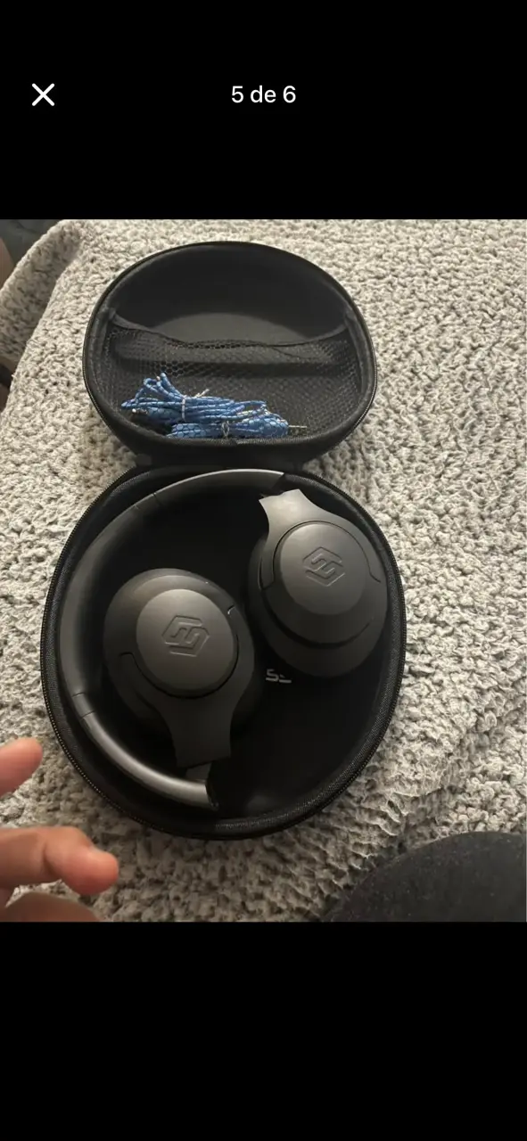 Auriculares sleve inalámbricos negros - 2